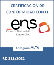Certificado del Esquema Nacional de Seguridad para Grupo Gestion Profesional